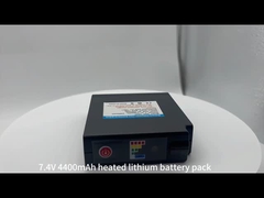 7.4v 4400mAh रिचार्जेबल हीटेड लिथियम बैटरी पैक