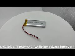 602560 3.7v 1000mAh 3.7wh लिथियम पॉलिमर बैटरी सेल