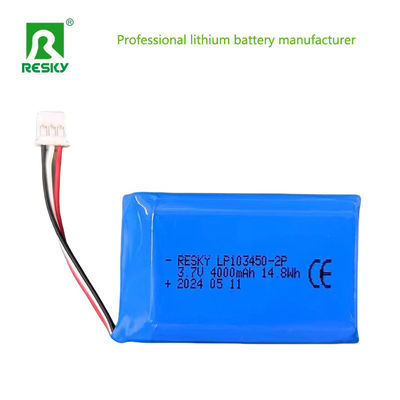 खरीदें रिचार्जेबल लिथियम पॉलिमर बैटरी पैक 103450 2p 4000mAh 3.7V पीडीए के लिए online manufacture