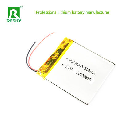 खरीदें डिजिटल लिथियम पॉलिमर बैटरी सेल 304045 3.7V 500mAh पीसीबी के साथ लिपो बैटरी online manufacture