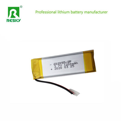 खरीदें कस्टम लिपो बैटरी पैक 602055 3.7V 2P 600mAh 1200mAh चिकित्सा उपकरण के लिए online manufacture