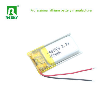 खरीदें पॉच लिथियम पॉलिमर बैटरी सेल 401120 3.7V 50mAh स्मार्ट उपकरणों के लिए online manufacture