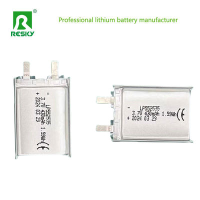 खरीदें अनुकूलित लिपो बैटरी सेल 552535 3.7V 430mAh 400mAh पावर online manufacture