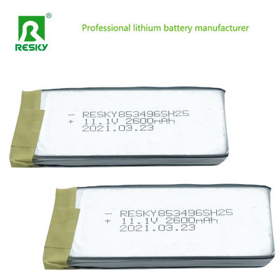 खरीदें 853496 आरसी लिपो बैटरी सेल 7.4V 11.1V 2200mAh 25c लिथियम पॉलिमर बैटरी online manufacture