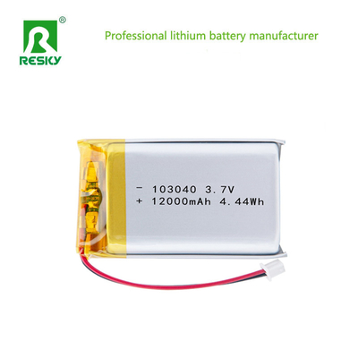 खरीदें लिपो बैटरी सेल 103040 3.7v 1200mAh 4.44wh रिचार्जेबल पावर बैटरी सौंदर्य उपकरण के लिए ऑनलाइन निर्माण