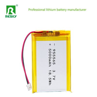 खरीदें लिथियम सेल LP955565 3.7V 5000mAh 18.5wh सोलर लिथियम पॉलिमर बैटरी पोर्टेबल मसाजर के लिए ऑनलाइन निर्माण