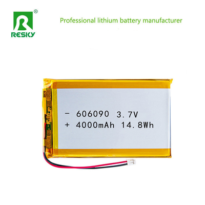 खरीदें लिथियम आयन पॉलिमर बैटरी सेल 606090 3.7V 7.4V 4000mAh 14.8Wh रिचार्जेबल ली पॉलिमर बैटरी पैक ऑनलाइन निर्माण