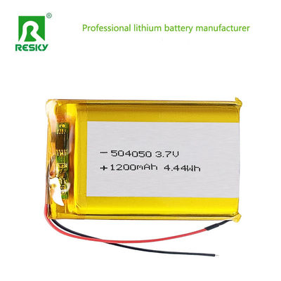 खरीदें Lithium Ion Rechargeable Batteries 504050 3.7v 1200mAh 4.44wh Lithium Battery Pack For Smart Bracelets ऑनलाइन निर्माण