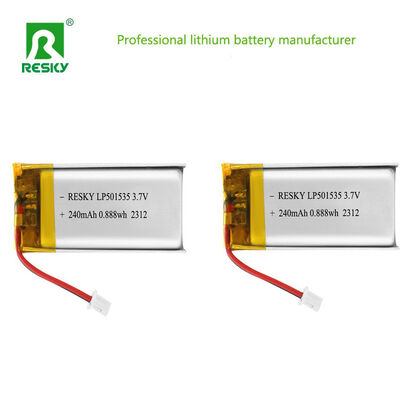 खरीदें Rechargeable Lithium Polymer Battery Cell 501535 240mAh 3.7v Solar Li-ion Lipo Batteries ऑनलाइन निर्माण