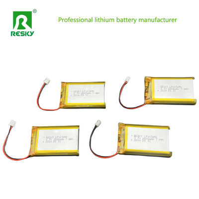 भंडारण लिथियम पॉलिमर बैटरी सेल 103450 3.7V 1800mAh चिकित्सा उपकरण के लिए