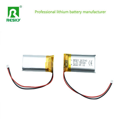 902040 102040 लिथियम पॉलिमर सेल रिचार्जेबल 3.7V 750mAh सौंदर्य उपकरण के लिए