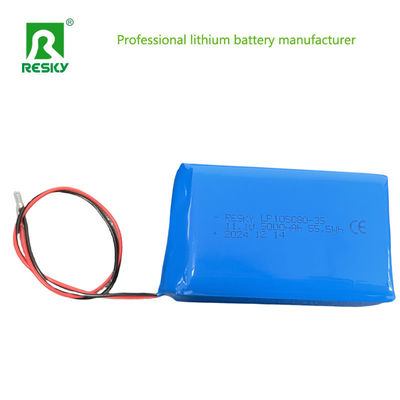 रिचार्जेबल लिथियम पॉलिमर बैटरी पैक 105080 115181 11.1V 5000mAh 55.5Wh पावर बैंक के लिए