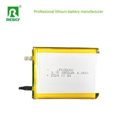 वायु शोधक लिथियम पॉलिमर रिचार्जेबल बैटरी 505060 3.7V 1800mAh 2000mAh