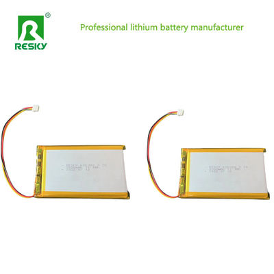 605080 लिथियम पॉलिमर बैटरी पैक 3.7V 7.4V 3000mAh रिचार्जेबल लिपो बैटरी