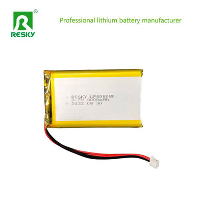 सौर लिथियम पॉलिमर लिपो बैटरी 805080 3.7V 4000mAh