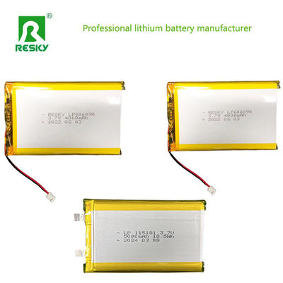 रिचार्जेबल लिपो बैटरी लिथियम आयन पॉलिमर बैटरी सेल 606090 3.7V 4000mAh