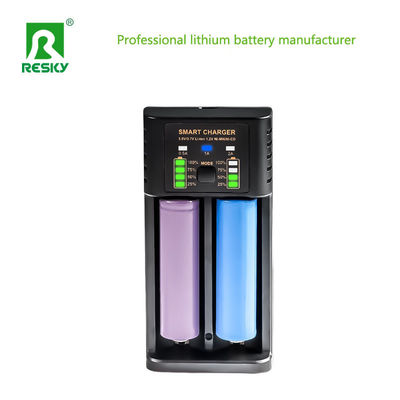 यूएसबी रिचार्जेबल बैटरी चार्जर 4.2V 500mA 1A 2A 18650 26650 21700 14500 के लिए