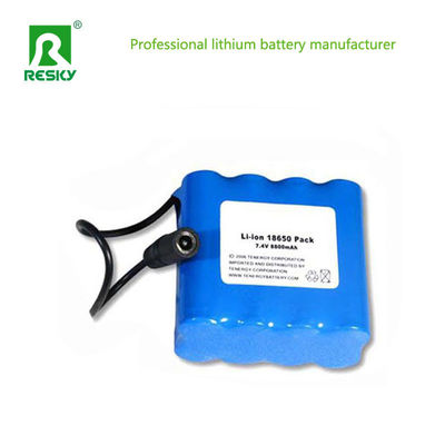 आपातकालीन प्रकाश लिथियम आयन बैटरी पैक 18650 4s2p 14.8V 4400mAh