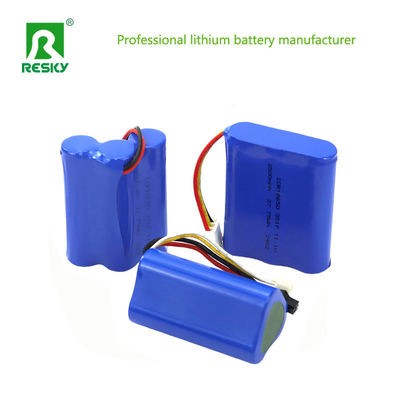 1s3p लिथियम आयन बैटरी पैक 3.7V 7800mAh 18650 लिथियम आयन बाइक लाइट बैटरी