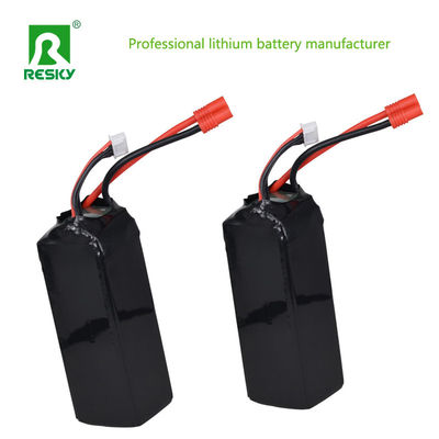 आरसी ड्रोन लिथियम आयन बैटरी 25c 35c 7.4v 14.8V 4200mAh