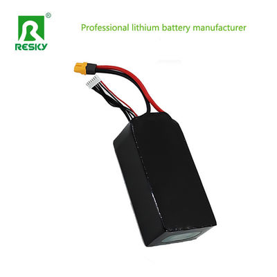 22.2v 6000mAh 133wh रिचार्जेबल लिथियम बैटरी सेल 8545150 3.7v अधिकतम डिस्चार्जिंग करंट 20c के साथ