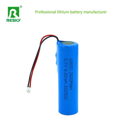 लिथियम आयन सेल 3.7V 4.2V 2600mAh PCM के साथ रिचार्जेबल लिथियम आयन बैटरी सेल