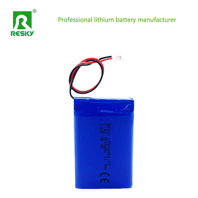 पावर लिथियम पॉलिमर बैटरी पैक 803450 2S 7.4V 1500mAh 11.1wh रिचार्जेबल लिथियम आयन सेल