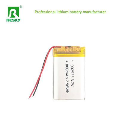 रिचार्जेबल ली-पॉलिमर बैटरी 102040 902040 3.7V 800mAh 850mAh लिथियम बैटरी सेल