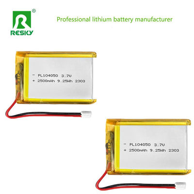 पावर लिथियम पॉलिमर बैटरी सेल 505060 2000mAh 7.4wh 3.7V चिकित्सा उपकरण के लिए
