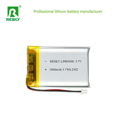 लिथियम पॉलिमर बैटरी सेल 3.7V 1500mAh 103048 डिजिटल डिवाइस के लिए