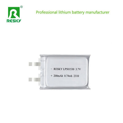 Power Batteries 501530 200mAh 3.7v 0.74wh Small Rechargeable Solar Lipo Lithium Battery Cell